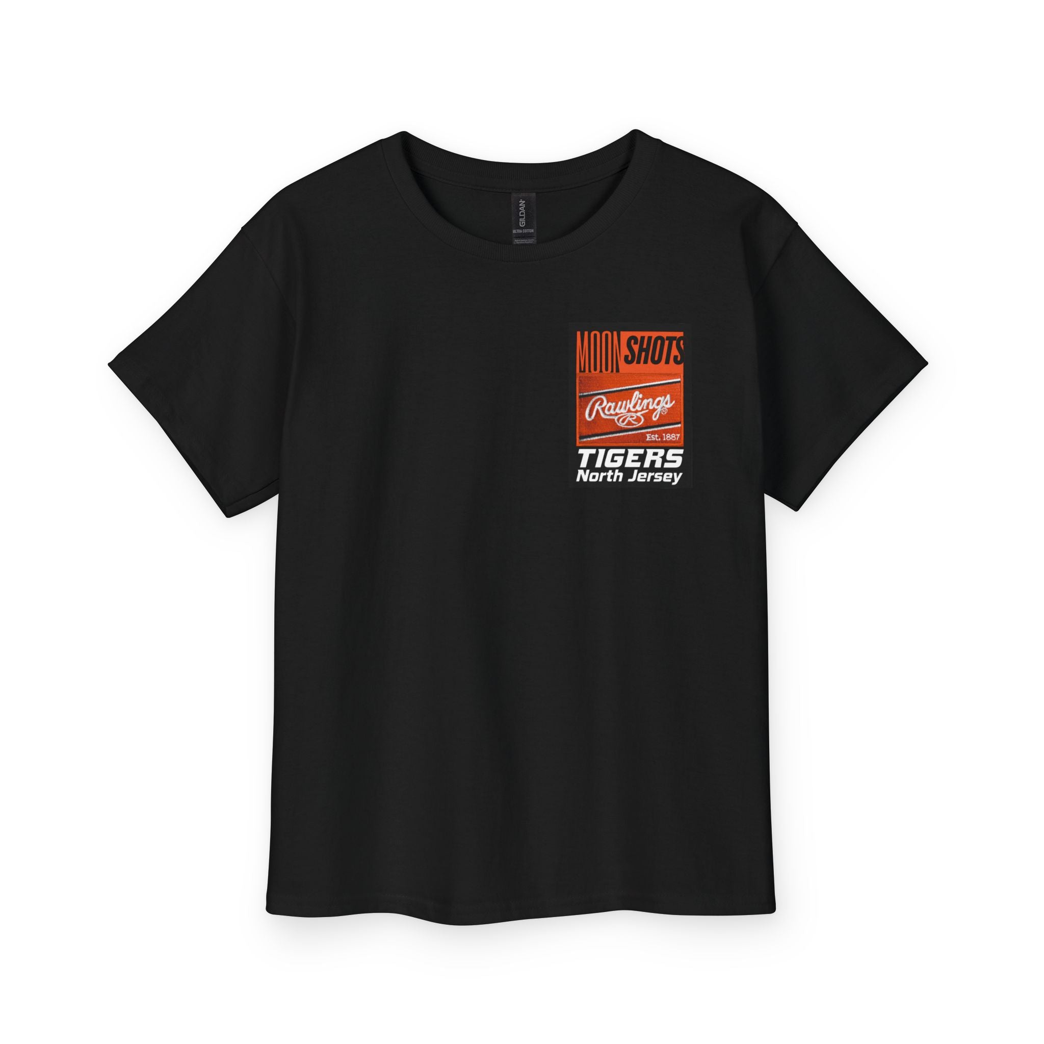 Kids Baseball Tee — Astronaut Batter & Tiger Home Plate Graphic