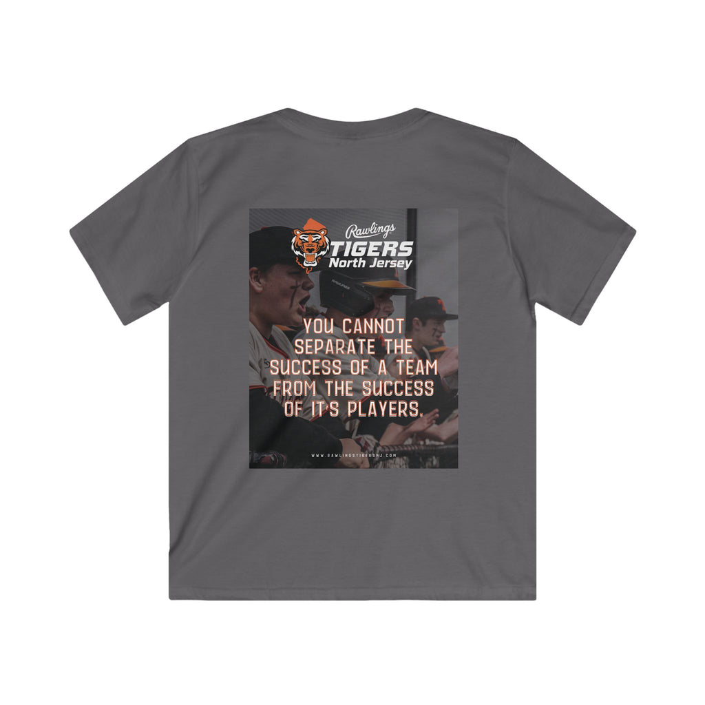 Kids Tee – North Jersey Tigers Motivational Team Shirt ("You cannot separate the success of a team...")