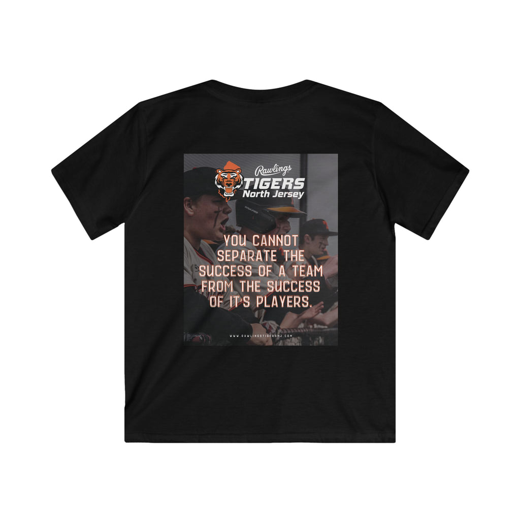 Kids Tee – North Jersey Tigers Motivational Team Shirt ("You cannot separate the success of a team...")