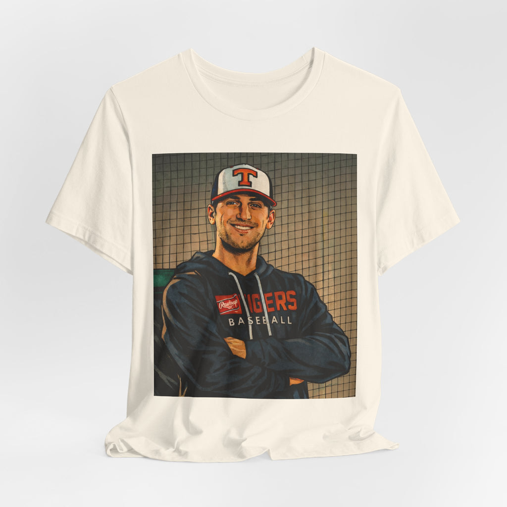Coach T‑Shirt — "My Coach Taught Me to Hit & Steal" Baseball Tee